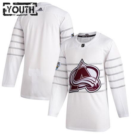 Colorado Avalanche Blank Wit Adidas 2020 NHL All-Star Authentic Shirt - Kinderen